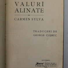 VALURI ALINATE de CARMEN SYLVA - BUCURESTI, 1906