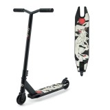 Trotinetă Kinderkraft SOLIS Black pentru Copii Adolescenți Adulți, Cadru Aluminiu Oțel, Roti 10cm PU, Sarcină Max 100kg, ABEC-9, EN 14619