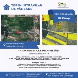 Oportunitate Teren Intravilan &ndash; 1500 mp &icirc;n H&acirc;rșova