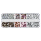 Cumpara ieftin Strasuri Unghii LUXORISE, Paradise Crystals, 12 modele, LUXORISE Nail Art