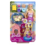 BARBIE COLOR CHANGE PETRECEREA CATELUSULUI LA PISCINA SuperHeroes ToysZone