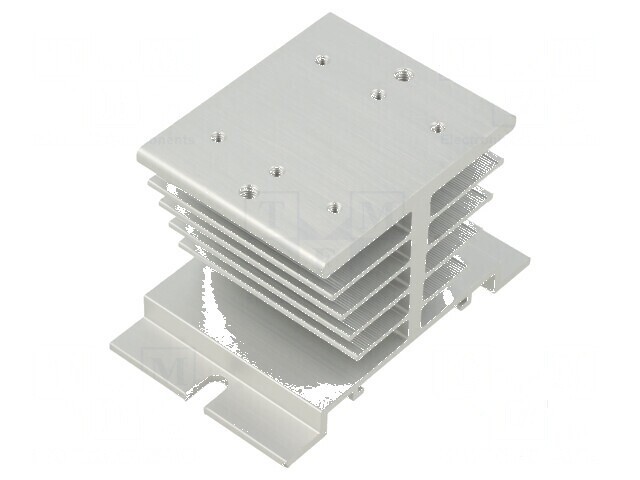 Radiator extrudat din aluminiu 80mm x 50mm x 50mm