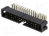 Conector IDC, 34 pini, pas pini 2.54mm, CONNFLY - DS1013-34RSIB