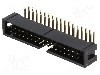 Conector IDC, 34 pini, pas pini 2.54mm, CONNFLY - DS1013-34RSIB