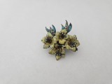 Brosa din argint cu marcasite #5125