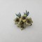 Brosa din argint cu marcasite #5125