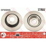 Disc frana Trw DF6506S, parte montare : punte fata