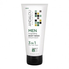 MEN Invigorating Body Wash 3 IN 1, 251ml, Andalou foto