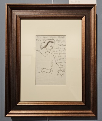 Theodor Pallady, Studiu de portret (scrisoare) foto