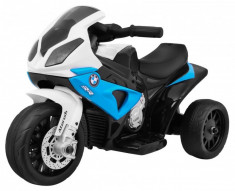 Motocicleta electrica BMW S1000 RR MINI, albastru foto