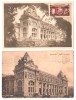 SV * Bucuresti POSTA CENTRALA 1926 + PALATUL POSTELEI * FDC 50 ANI * 1903 - 1953, Circulata, Printata, Fotografie