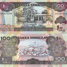 SOMALILAND 100 shillings 2002 UNC!!!