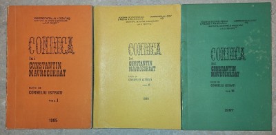 Condica lui Constantin Mavrocordat (vol. I-II-III, ediție de Corneliu Istrati) foto
