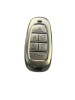 Husa Cheie Hyundai Tucson, 2022-2024, Smartkey, 6 Butoane, Tpu, Silver
