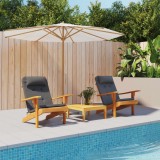 VidaXL Perne scaun Adirondack, 2 buc, antracit, țesătură Oxford