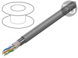 Cablu LANBERG F/UTP CCA PVC gri pentru transmitere date 100Mbps
