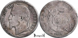 1866 K, 1 franc - Napoleon III - Franţa, Europa