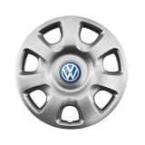 Set 4 capace roti 15 inchi (R15) Compatibile Cu Volkswagen model - 336, Sigla Albastra