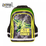 Ghiozdan ergonomic AIR FORCE, 40.5x29x13.5 cm - S-COOL, S-COOL / OFFISHOP