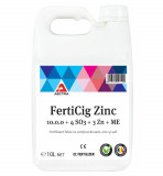 Fertilizant foliar lichid pe baza de azot sulf si zinc FertiCig Zinc 10 l
