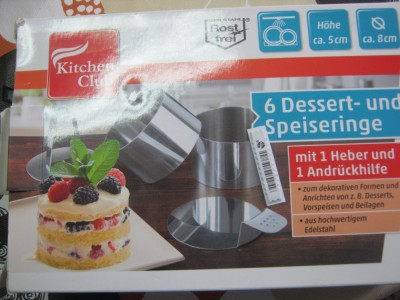 Inele pentru deserturi Kitchen Club foto