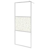 Cumpara ieftin Paravan de dus walk-in, 80 x 195 cm, sticla ESG, model piatra