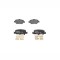 Set placute frana Punte spate Toyota Auris (E15/E18), 2007-2019; Corolla Sedan/salon (E15/E18) 2006-2021; Verso 2009-2018; BOSCH 0986494651