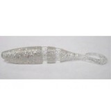 Shad Lake Fork Sickle Tail Baby Shad 5.6cm inch.Crystal Ice 15buc/plic