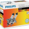 Set 2 becuri auto halogen pentru far Philips Vision +30% H4 60/55W 12V 12342PRC2