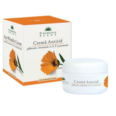 Crema Antirid Galbenele si Pantenol Cosmetic Plant 50ml foto