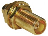 Conector MCX soclu mamă drept 50&Omega; aurit PTFE lipire