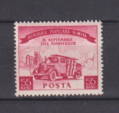 ROMANIA 1955 LP. 394 MNH foto