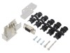 Conector D-Sub 15 pini Mama 90 Grade Negru pe Cablu Aliaj Zinc ENCITECH