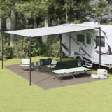 vidaXL Foaie pentru Cort Gri deschis Poliester 400 x 600 cm Portabil