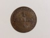 1 Soldo Vatican moneda, europa 1866