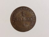1 Soldo Vatican moneda, europa 1866