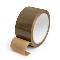 Banda Adeziva Maro Premium, 48mm x 60m, Adeziv Solvent speciala pentru Sigilarea cutiilor de carton foto