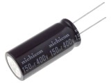 Condensator Electrolitic NICHICON Low ESR 150uF 400V THT &Oslash;18x40mm UCY2G151MHD