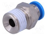 Racord push-in simplu Festo 0,95&divide;6bar cu garnitură din cauciuc NBR
