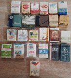 Colectie de pachete pline cu tigari romanesti 1940-1990.