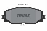 Set placute frana TEXTAR 2433601