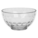 Bol &Icirc;nghețată, Plastic, Model Dots, Transparent, Capacitate 0,35 L, Diametru 11 cm
