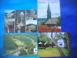 HOPCT LOT 2688 ASPECTE DIN ... -JUD BIHOR-4 CARTI POSTALE-NECIRCULATE, Necirculata, Printata