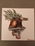 TABLOU PE PANZA CU SASIU NOU 50X50 CM RELIGIE ACRILIC PRET 100 LEI NEGOCIABIL