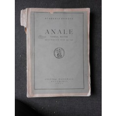 ANALE, ACADEMIA ROMANA, TOMUL XLVIII, SEDINTELE DIN 1927-1928