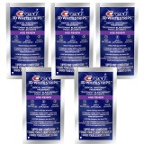 Set 5x Benzi Albirea Dintilor, Crest, 3D White, Age Renew, 14% Concentratie, Tratament 5 zile, 60 min, Nivel Albire 25