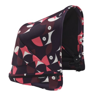 Capotina carucior Bugaboo Donkey 5 Animal Explorer Pink Red foto