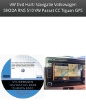 DVD Navigatie VW RNS 510/810 Europa 2023, Harta GPS Romania Detaliata, Volkswagen Passat, Tiguan, Skoda, Seat