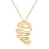 Colier din Aur 18K cu Pandantiv Rasucit, colectia Addicted by Palido, 45 cm