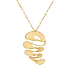 Colier din Aur 18K cu Pandantiv Rasucit, colectia Addicted by Palido, 45 cm